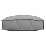 vidaXL Coussin 6 pc Tissu Oxford Gris 40 x 40 x 8 cm