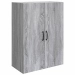 vidaXL Armoire Murale 66 x 34 5 x 90 cm Bois d'ingénierie Sonoma gris