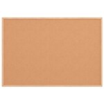 vidaXL Tableau en liège avec cadre en bois de pin massif 80 x 55 cm