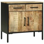 vidaXL Buffet Marron 70 x 35 x 70 cm Bois de manguier massif
