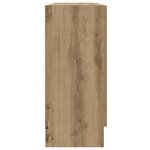vidaXL Buffet chêne artisanal 120x30 5x70 cm bois d'ingénierie