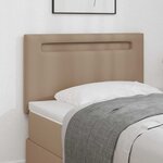 Tête de lit vidaXL Design Simple Cappuccino 100 cm en Similicuir