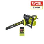 RYOBI Tronçonneuse 2300 W - 40 cm + 2 chaînes - RCS2340B2C