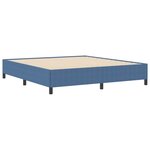 vidaXL Cadre de lit Bleu 180 x 200 cm Tissu en velours côtelé