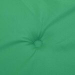 vidaXL Coussins de chaise Uni 2 Pièces Vert 58 x 77 x 4 5 cm Tissu Oxford