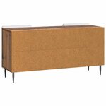 vidaXL Meuble TV Bois ancien 102 x 34 5 x 52 cm Bois d'ingénierie