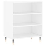 vidaXL Buffet blanc 57x35x70 cm bois d’ingénierie