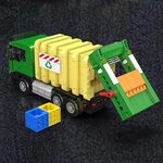 Mould King 24088 - Camion-poubelle écologique
