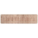 vidaXL Coureur de Tapis MARSA Blanc 50 x 400 cm Polyester et PVC