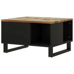 vidaXL Table basse 60x50x35 cm bois de récupération massif