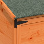 vidaXL Abri de jardin Marron 59 x 56 x 113 5 cm Bois de Sapin Massif