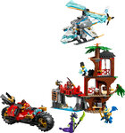LEGO NINJAGO La cabane et les véhicules des Ninjas 71857 — 642 pièces dès 7 ans