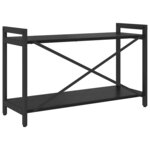 vidaXL Bibliothèque Chêne noir 80 x 30 x 48.5 cm Bois d'ingénierie