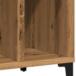 vidaXL Armoire à disques chêne artisanal 100x38x48cm bois d'ingénierie