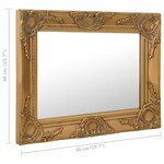 Vidaxl miroir mural style baroque 50x40 cm doré