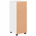 vidaXL Cabinet de salle de bain Blanc brillant 30 x 35 x 80 cm