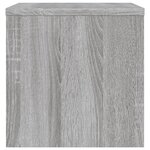 vidaXL Table de chevet Sonoma gris 40x30x30 cm Bois d'ingénierie