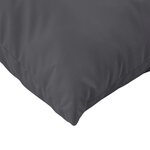 vidaXL Coussins de palette lot de 3 anthracite tissu