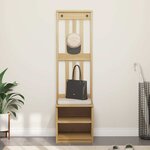 vidaXL Portemanteau SANDNES 45x40x159 5 cm bois massif pin