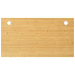 vidaXL Dessus de bureau 100x60x1 5 cm bambou