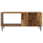 vidaXL Table basse Bois ancien 90 x 50 x 40 cm Bois d'ingénierie