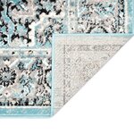 Vidaxl tapis bleu clair 160x230 cm pp
