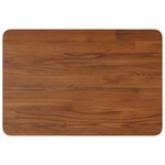 vidaXL Étagère de vasque murale acier et bois de chêne massif