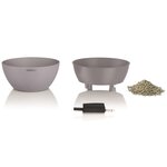 LECHUZA Jardinière CUBETO Stone 30 ALL-IN-ONE gris pierre 13830