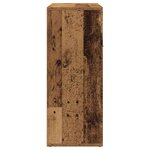 vidaXL Buffet vieux bois 60x30x75 cm bois d'ingénierie