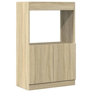 vidaXL Buffet haut chêne sonoma 63x33x100 cm bois d'ingénierie