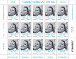 Timbre - Michèle Morgan - Lettre Internationale