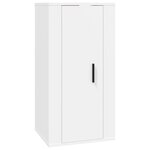 vidaXL Ensemble de meubles TV 5 Pièces Blanc Bois d'ingénierie