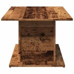 vidaXL Table basse vieux bois 102x55 5x40 cm bois d'ingénierie