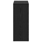 vidaXL Bibliothèque Noir 69 5 x 29 x 69 5 cm Bois d'ingénierie