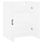 vidaXL Armoire murale blanc 69 5x34x90 cm