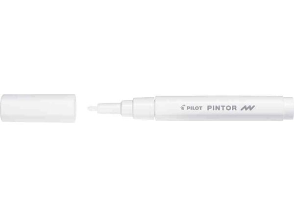 Marqueur à pigment PINTOR, fin, blanc PILOT