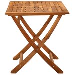 vidaXL Table de jardin pliable 120x70x75 cm Bois d'acacia massif