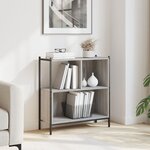 vidaXL Bibliothèque sonoma gris 72x28x77 5 cm bois d'ingénierie