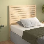 vidaXL Tête de lit 106x4x100 cm Bois massif de pin