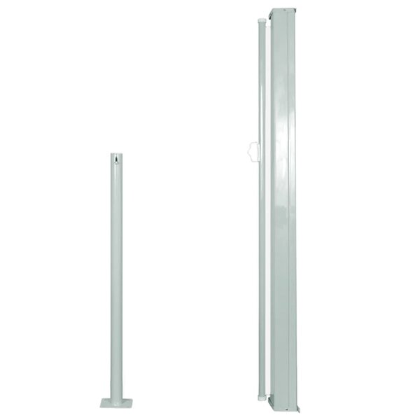 vidaXL Auvent latéral rétractable 120 x 300 cm Blanc cassé
