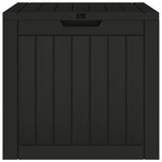 vidaXL Boîte de stockage de jardin noir 55 5x43x53 cm polypropylène