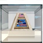 Pièce de monnaie en Argent 5 Cedis g 31.1 (1 oz) Millésime 2025 TRUMP 3D