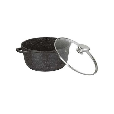 PRADEL EXCELLENCE Faitout façon pierre - Ø 36 cm - 13 L - Noir - Tous feux dont induction