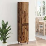 vidaXL Haut Armoire Bois ancien 69 5 x 34 x 180 cm Bois d'ingénierie