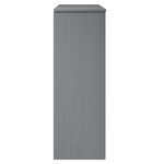 vidaXL Dessus de buffet MOLDE Gris 90x35x100 cm Bois massif de pin