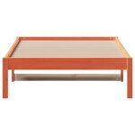 vidaXL Lit de jour sans matelas cire marron 90x190 cm bois pin massif