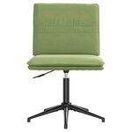 vidaXL Chaises à manger lot de 2 Vert clair Velours