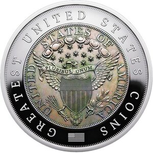 Monnaie 1804 DRAPED BUST DOLLAR Greatest US Coins 2 Oz Argent 5$ Niue 2025