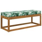 vidaXL Coussin de Siège d'Extérieur Feuilles Tropicales