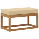 vidaXL Banc de Jardin Bois d'Acacia Massif Naturel